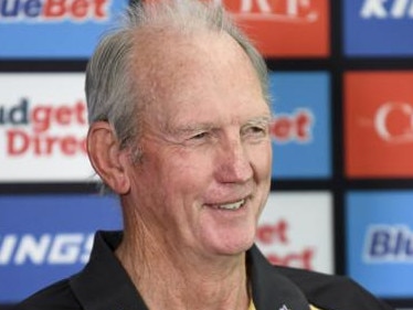 Wayne Bennett on day one of the Dolphins' pre-season. NRL Imagery