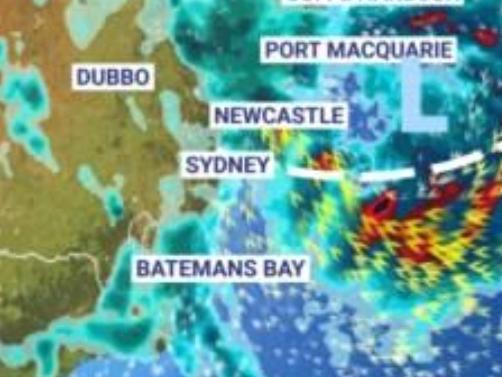 Weather map of Australia image.