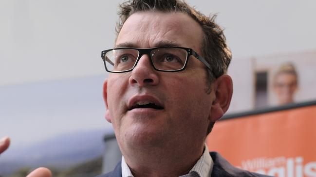 Victorian Premier Daniel Andrews has been grilled over the Novak Djokovic saga. Picture: NCA NewsWire/Luis Enrique Ascui