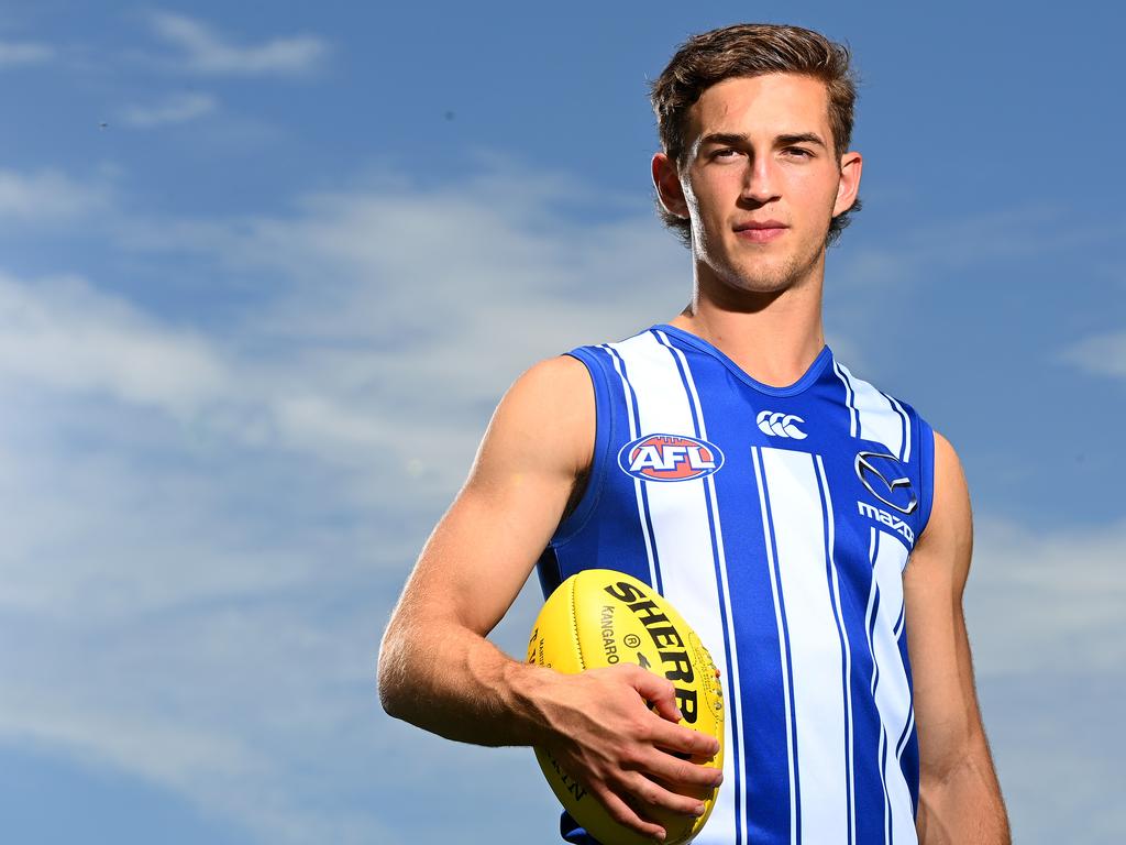 Top-three draft pick Will Phillips will make his AFL debut for North Melbourne on Good Friday. Picture: Quinn Rooney/Getty Images