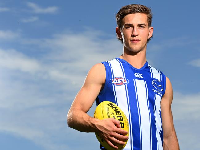 Top-three draft pick Will Phillips will make his AFL debut for North Melbourne on Good Friday. Picture: Quinn Rooney/Getty Images