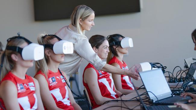 The NeuroFlex technology has been trialled across the world including in the SANFL. Picture: supplied