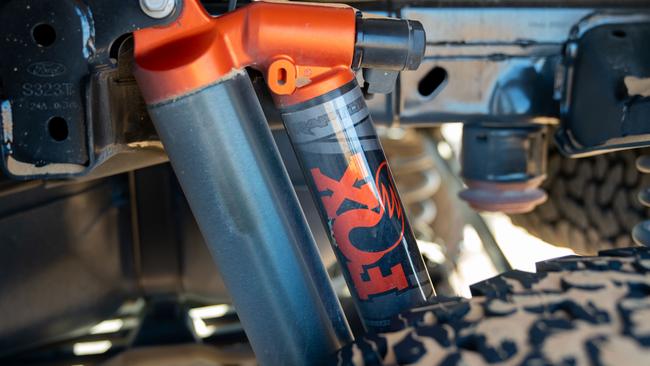 Fox suspension underpins all of Ford’s Raptors. Picture: Supplied