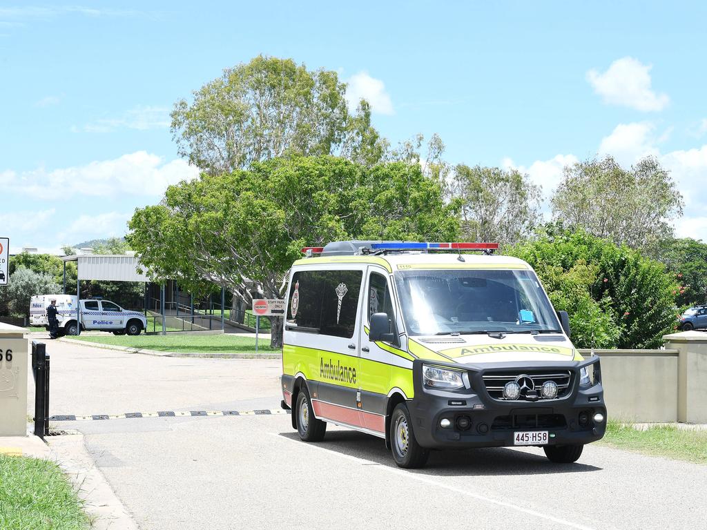 Police and Paramedics responded to an incident at William Ross High School on February 7th 2024. Picture: Shae Beplate.