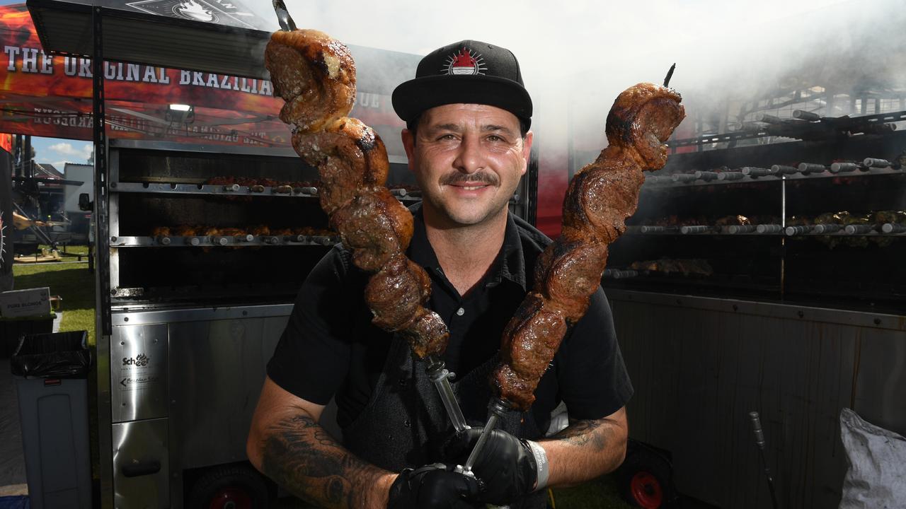 Diego Lefcadito from Brazilian Flame BBQ at Meatstock, which kicked off on Friday in Toowoomba.