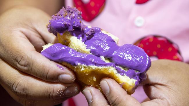 Donut Papi’s Ube Bombos. Picture: Jenifer Jagielski