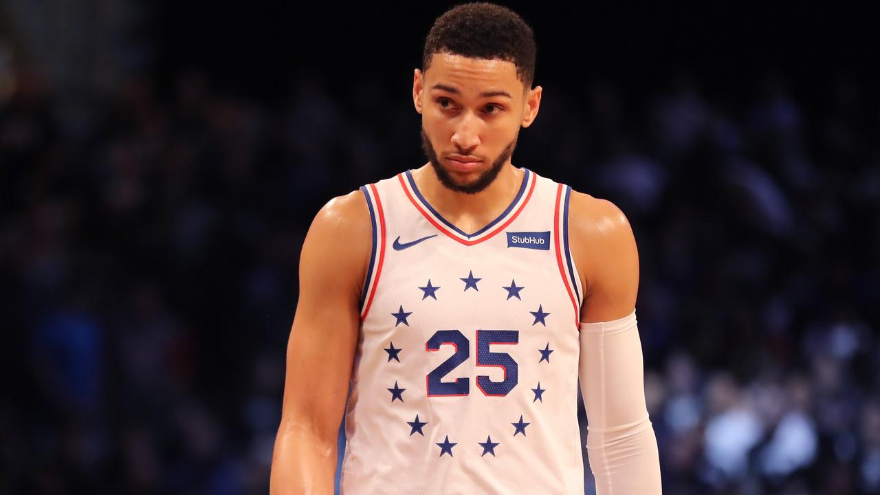 Ben Simmons' Nike jersey gets ripped apart