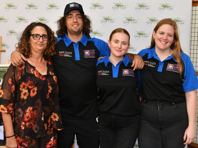 Linda, Andrew, Abbie and Emma Jones. Picture: Evan Morgan