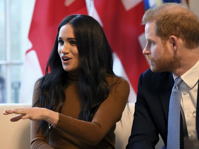 Meghan Markle and Prince Harry have stunned the world with their announcement. Picture: AP