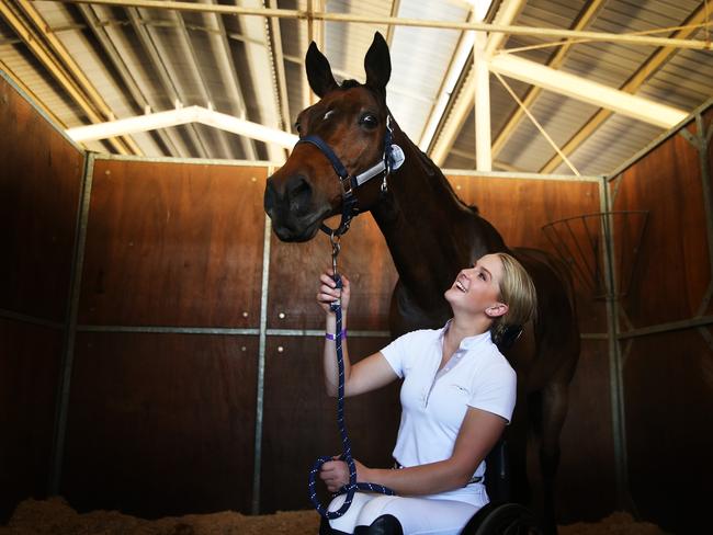 Last December Booth made the decision to buy a Danish-bred horse Zidane / Picture: Dylan Robinson