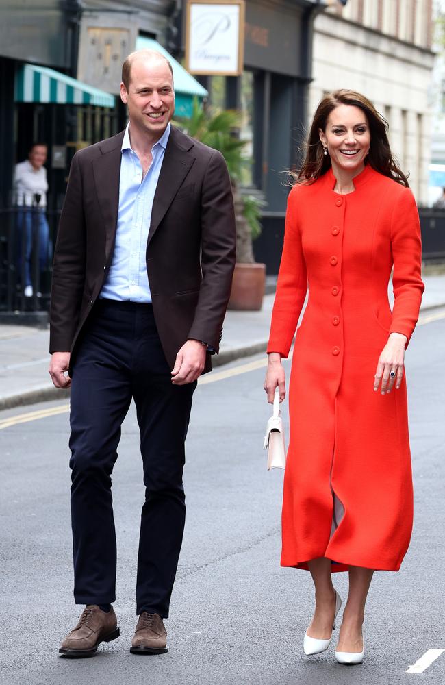 The glamorous couple headed straight for the pub. Picture: Chris Jackson/Getty Images