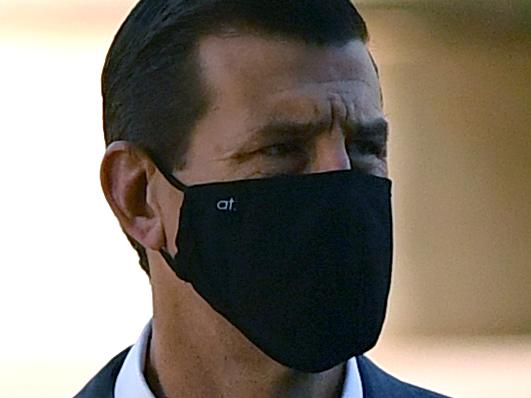 SYDNEY, AUSTRALIA - NewsWire Photos JULY, 29, 2021: Ben Roberts-Smith arrives at at the Supreme Court in Sydney. Picture: NCA NewsWire/Joel Carrett