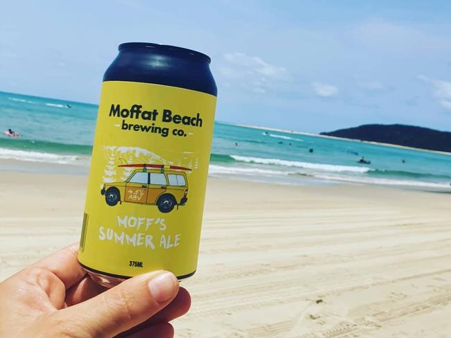 Moffat Beach Brewing's award-winning Moff's Summer Ale