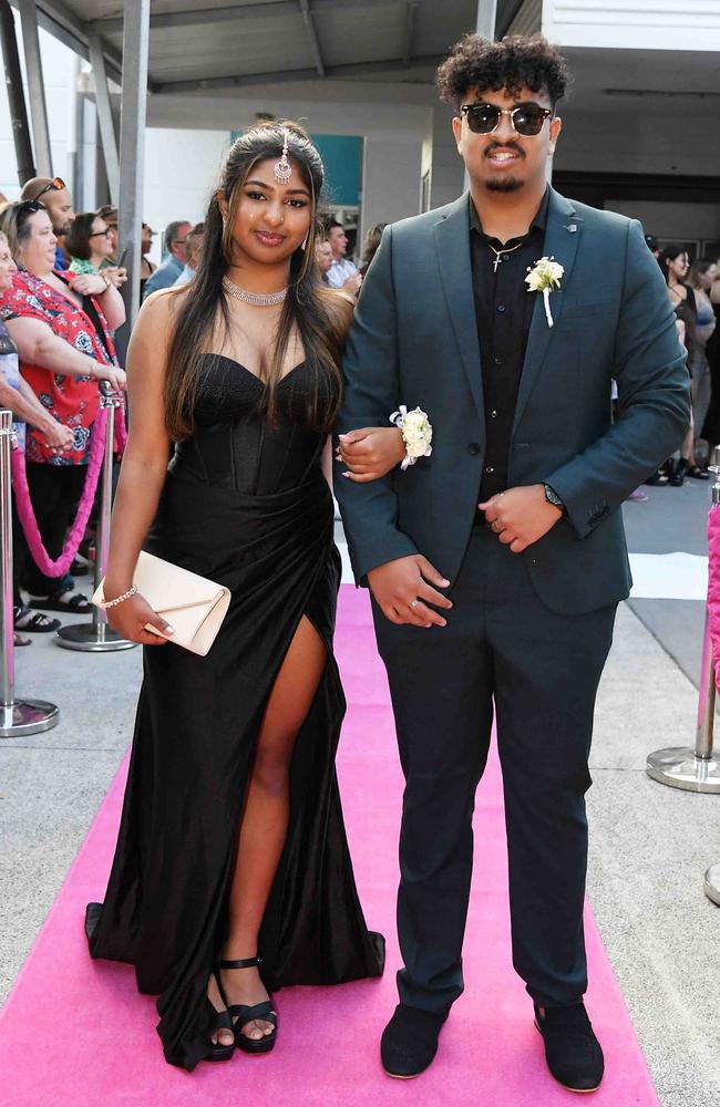 Rose Joseph and Erik Cyriak at Meridan State College formal. Picture: Patrick Woods.