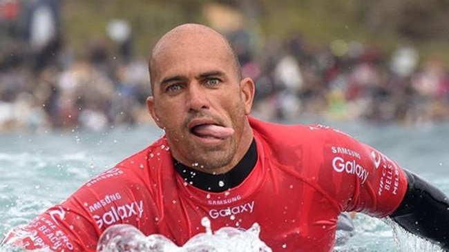 Sophie, pay close attention. This is what Kelly Slater looks like.