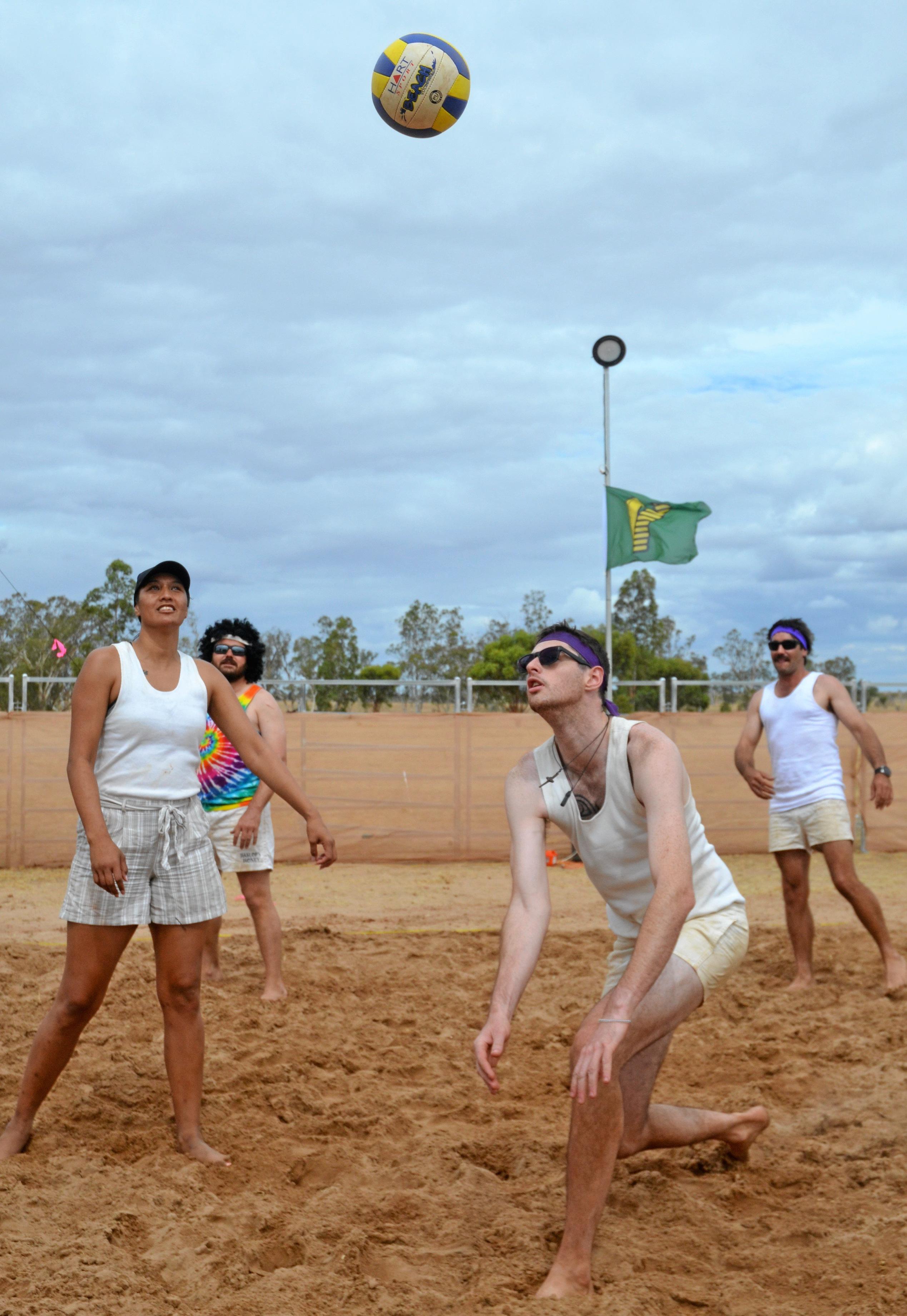 The Dulacca Sports Club annual Bush Beach Volleyball tournament. Picture: Kate McCormack