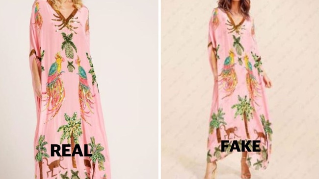 A Brisbane fashion designer claims a scammer is ripping off his designs.