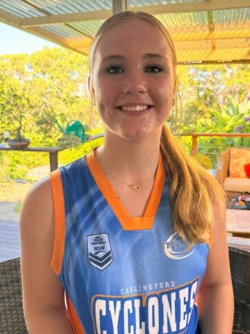 Abby Finch of the Carlingford Cyclones. Picture: Contributed