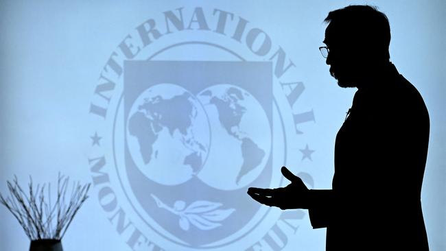 IMF Chief Economist Pierre Olivier Gourinchas said surging inflation and severe slowdowns in the United States and China prompted the IMF to downgrade its outlook for the global economy this year and next, while giving an even starker assessment of what may lie ahead. Picture: OLIVIER DOULIERY / AFP