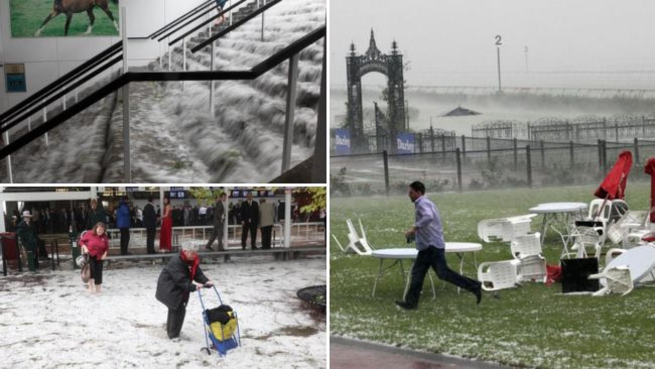 ‘Got nasty very quickly’: The day cataclysmic storm hit Flemington