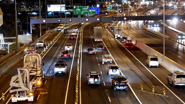 Cars will not be tolled until the tunnel/Hyde St toll point. Picture: Nicole Garmston