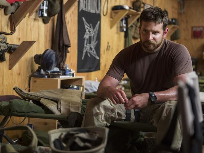 Bradley Cooper appears in a scene from American Sniper.