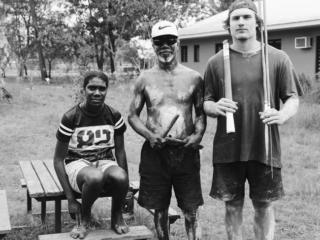 The Rabbitoh was making his second trip to Arnhem Land. Supplied: Angus Crichton