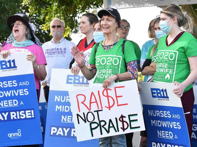 ‘Burnt out’ nurses slam state government’s ‘demoralising’ pay offer