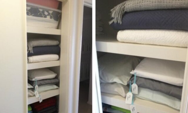 How to organise your linen cupboard
