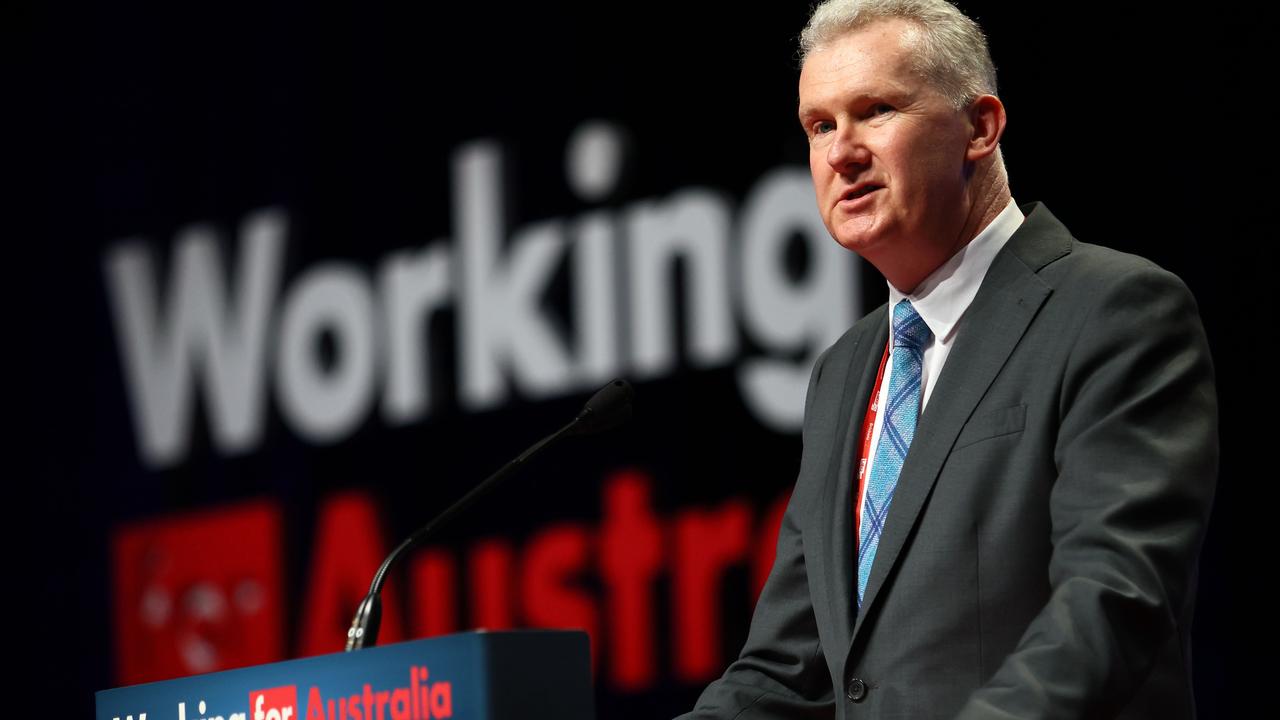 Employment and Workplace Relations Minister Tony Burke unveiled the changes at the National Press Club on Thursday. Picture: NCA NewsWire/Tertius Pickard