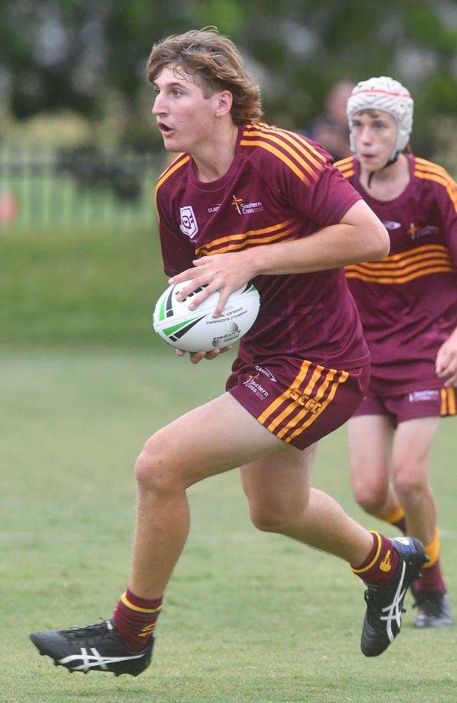 Round 4 of the Townsville Blackhawks Schoolboy Trophy. Ryan Catholic College against Southern Cross Catholic College at Ryan Catholic College. Picture: Evan Morgan