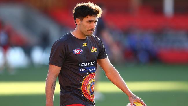 Izak Rankine has paid the price for some poor form. Picture: Chris Hyde/AFL Photos/via Getty Images