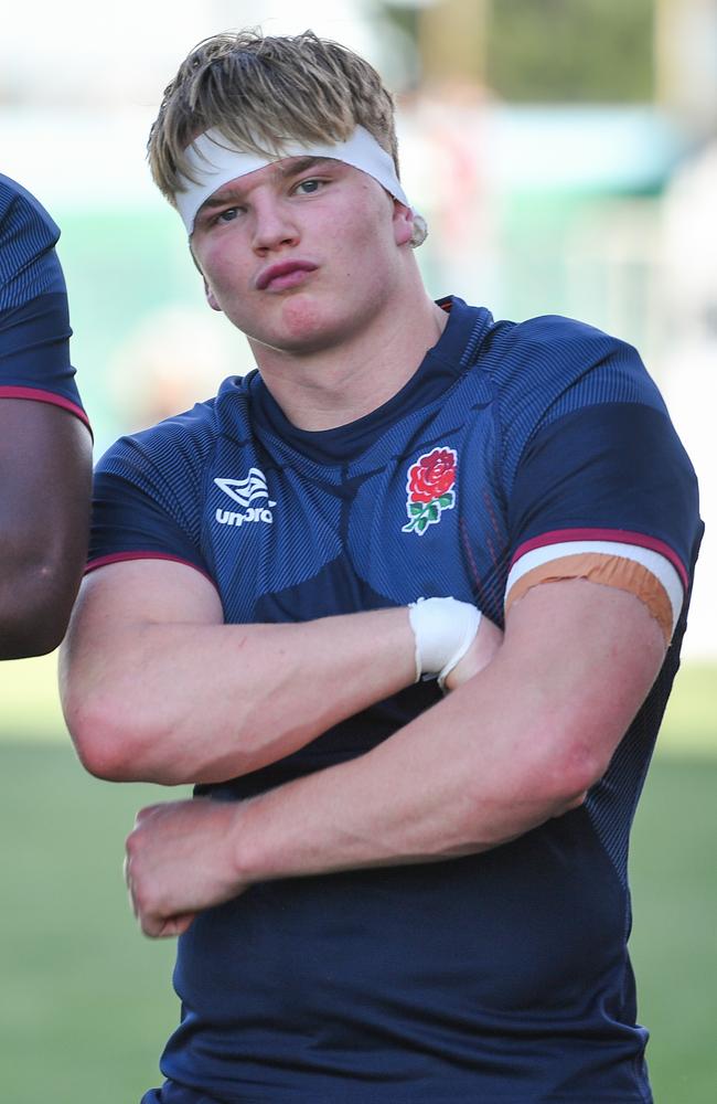 Pollock when part of the England’s Under 20s squad in 2024. Picture: Levan Verdzeuli/Getty Images