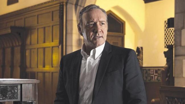 Kevin Spacey appears in a scene from “House of Cards.” Pic: David Giesbrecht/Netflix via AP.