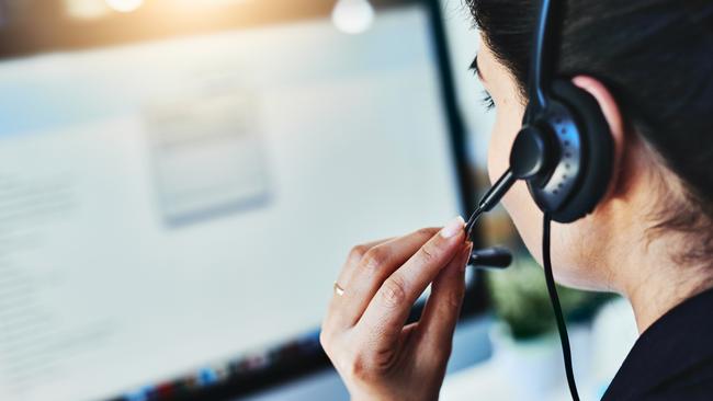 The vast majority of people seeking information via call centres want routine data that artificial intelligence using voice transmission can provide. Picture: iStock