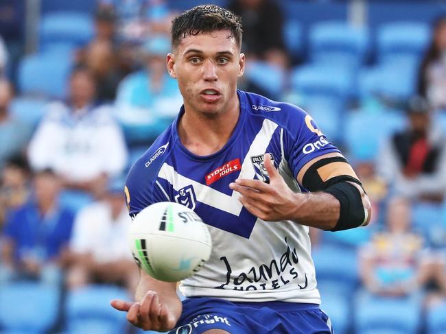 2021 NRL Round 11 - Gold Coast Titans v Canterbury-Bankstown Bulldogs, Cbus Super Stadium, Jake Averillo. 2021-05-22. Digital image by jason obrien � NRL Photos