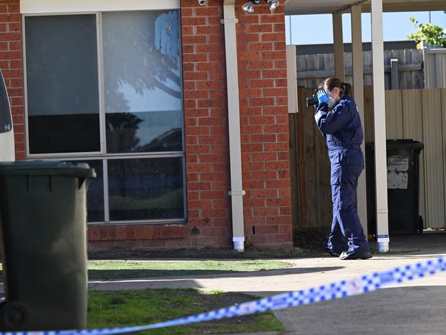 A man has been shot following an aggravated burglary on Saturday night. Picture: Tony Gough