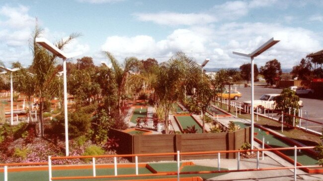 Putt-Putt Mermaid Beach 50th anniversary Putt-Putt course pictured in the 1970s. Picture: Supplied