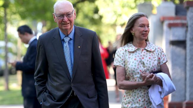 Charles and Cornelia Goode arrive at the Toorak event. Picture: David Geraghty