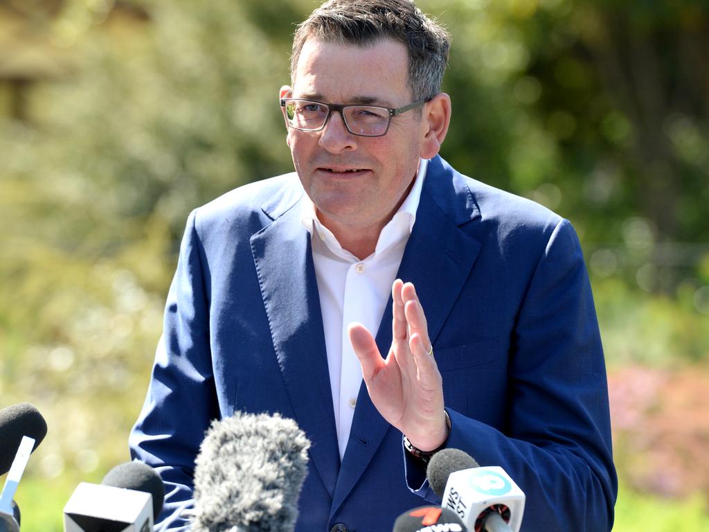 Former premier Dan Andrews ditched East West Link because “it didn’t stack up”. Picture: Andrew Henshaw