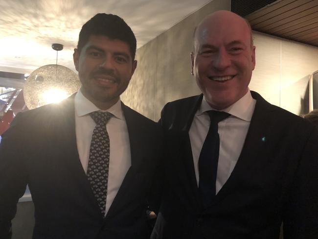 Trent Zimmerman MP was joined by his partner Carlos Toledo.