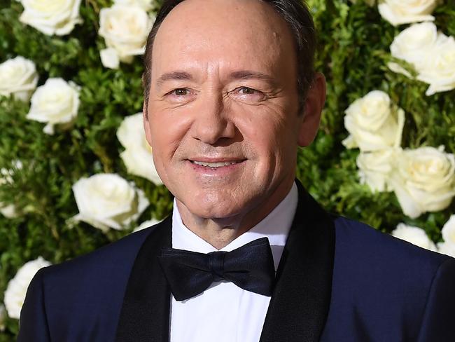 (FILES)This file photo taken on June 11, 2017 shows Kevin Spacey attending the 2017 Tony Awards - Red Carpet at Radio City Music Hall in New York City.  British police are investigating a claim of sexual assault against Oscar-winning actor Kevin Spacey, Sky News television reported November 3, 2017. / AFP PHOTO / ANGELA WEISS