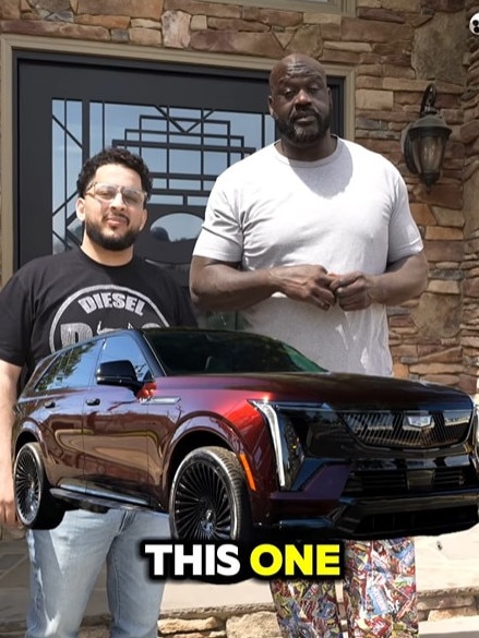 Shaq has purchased three custom built Escalade IQ. Picture: Instagram/shaq