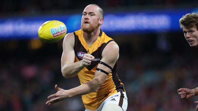 Jarryd Roughead deserves a farewell game if the Hawks are out of finals contentsion. Picture: Phil Hillyard