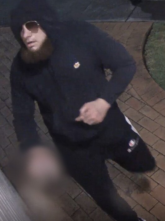 CCTV still released by police. Police are continuing their investigations after offensive graffiti was located on a synagogue in Sydney’s south west on January 10. Picture: NSW Police