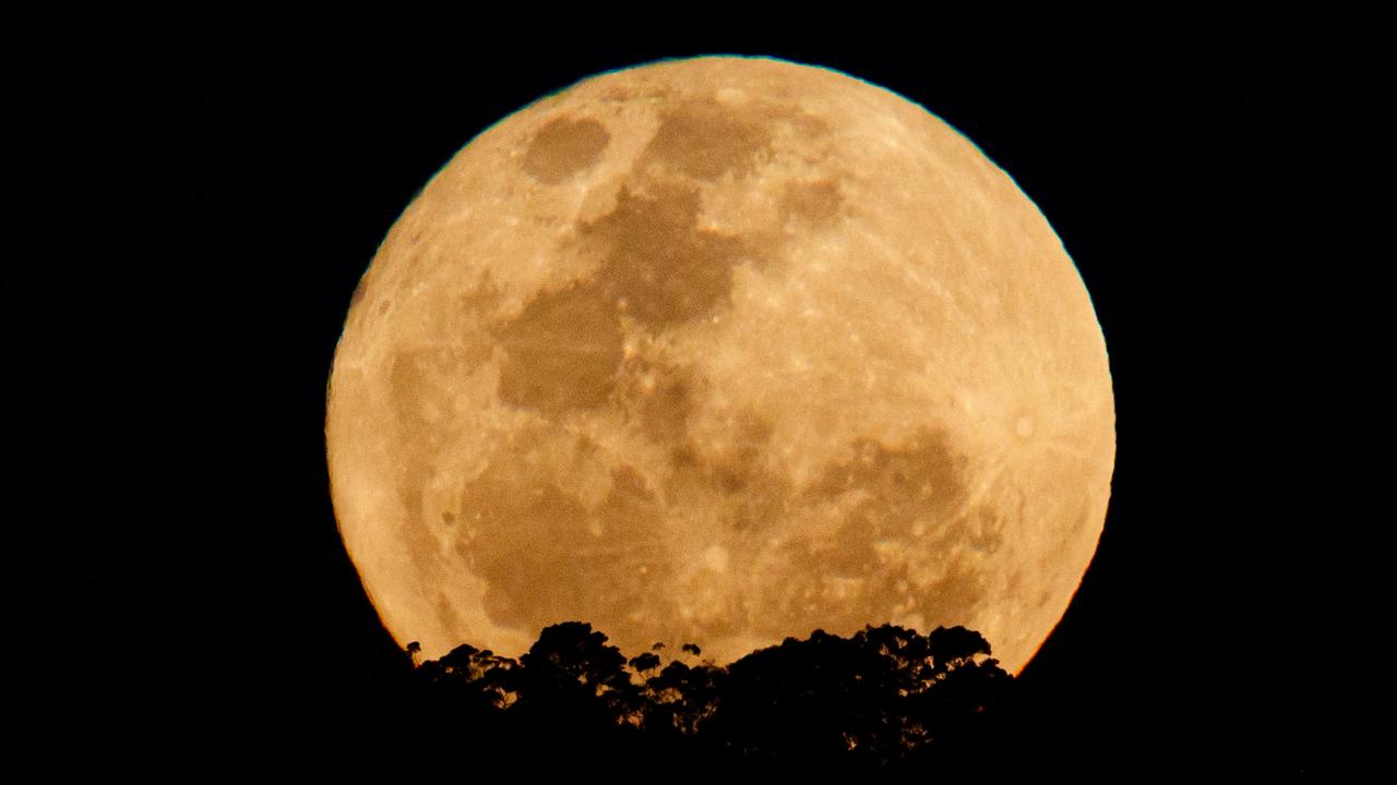 The Harvest Moon rises in 2019. Picture: Matt Turner.