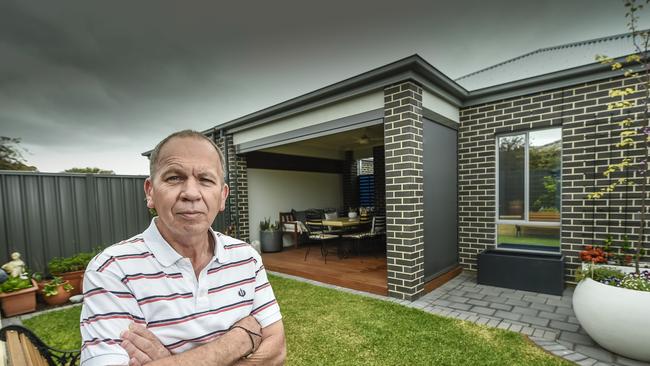 Robert Bajraszewski's South Plympton property increased 53.4% in capital value and his council rate went from $1306 to $1978. Picture: AAP/Roy VanDerVegt