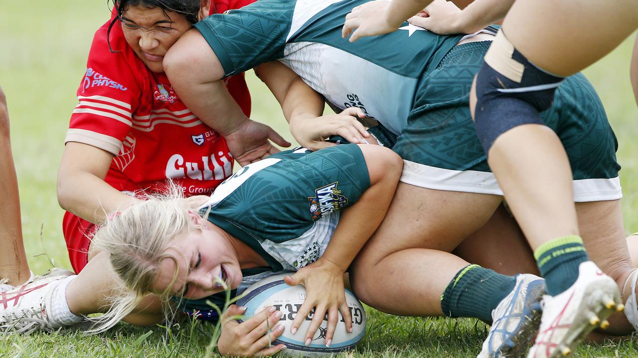 Millie Parker playing at the 2024 Pasifiika Cup at Whalan Reserve. Picture: John Appleyard