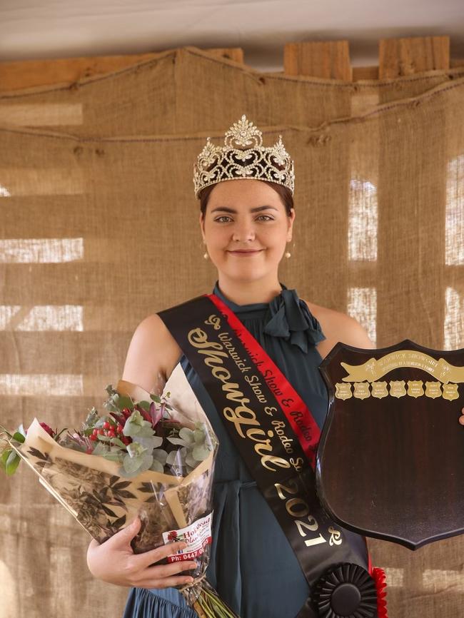 Matilda Sly was crowned the 2021 Warwick Showgirl. / PHOTO: KC Boutique Photography