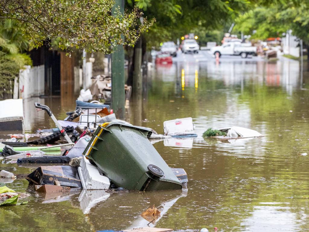 Flooding in Brisbane in March. Picture: Richard Walker